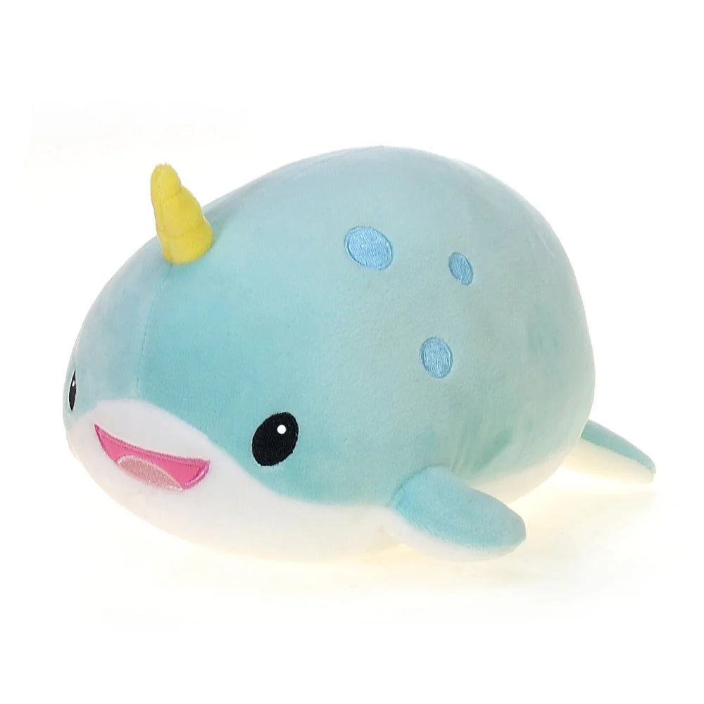 Soft 8 Inch Lyssa Narwhal Plush for Kids