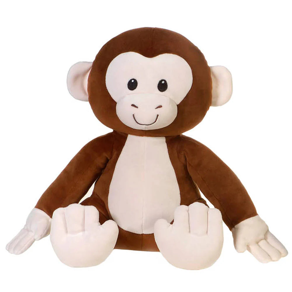 12-Inch Huggy Huggables Monkey - Soft Cuddly Plush Toy