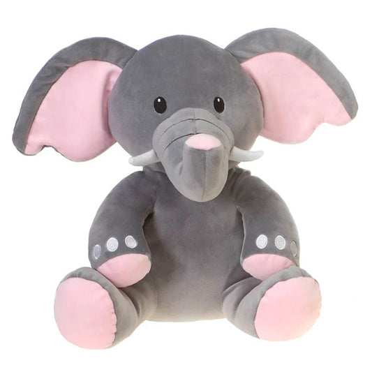 12-Inch Huggy Huggables Elephant - Soft Cuddly Plush Toy