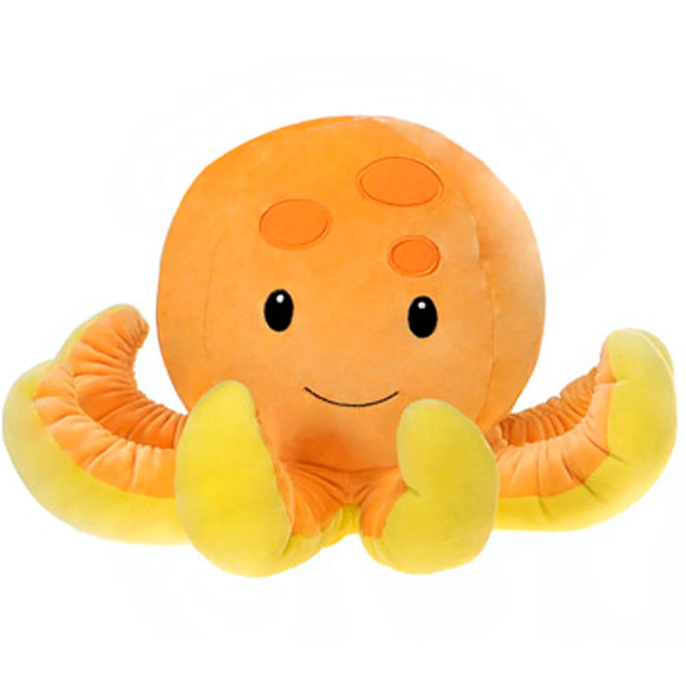 15.5-Inch Huggy Huggables Octopus - Soft Cuddly Plush Toy