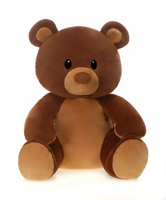 12-Inch Huggy Huggables Grizzly Bear - Soft Cuddly Plush Toy