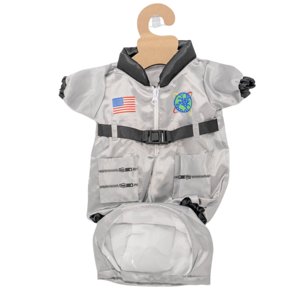 Silver Astronaut Outfit for 16 Inch Stuffed Toy – Space Adventure Suit