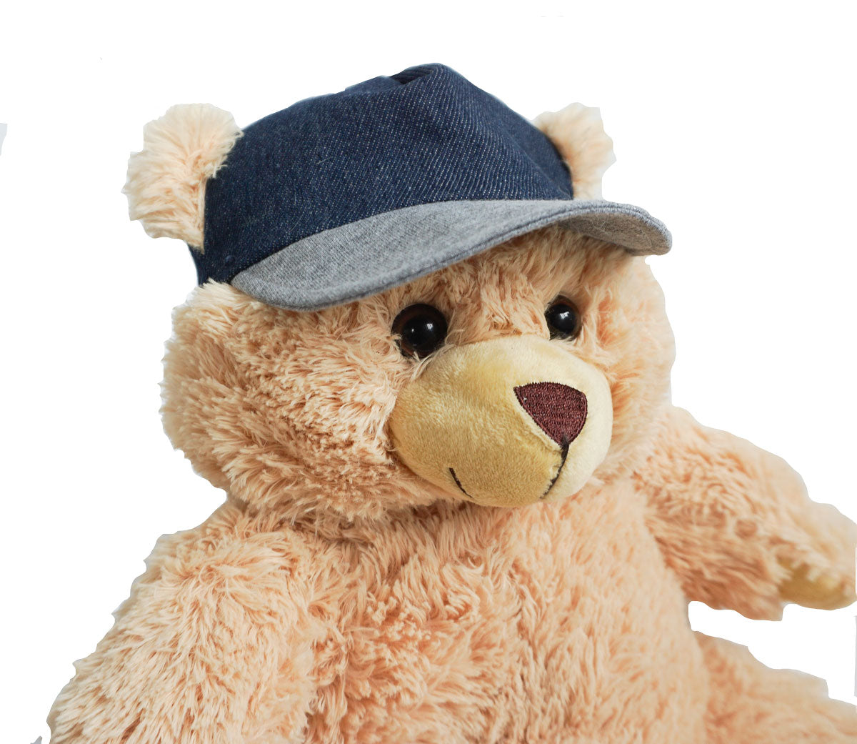 Blue & Grey Baseball Cap for 16 Inch Stuffed Toy – Stylish Plush Hat