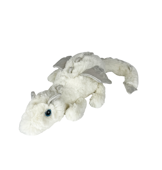 Cloud the Dragon White Lying Dragon 8-Inch Soft Plush Toy for Kids