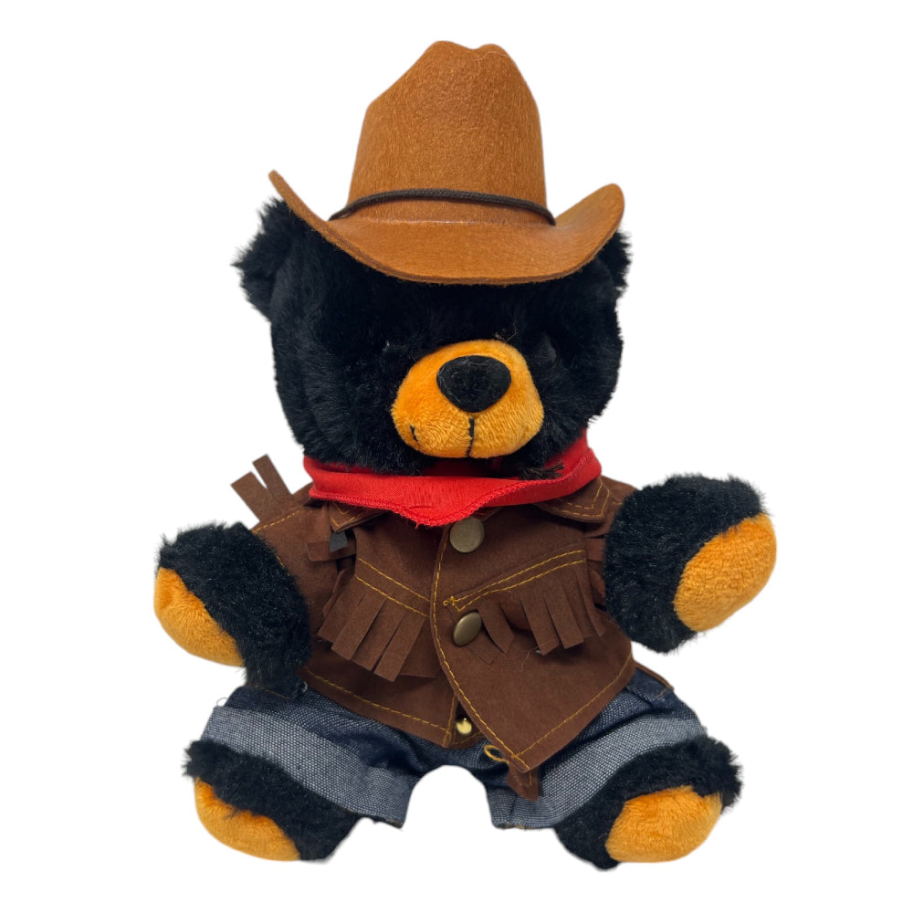 Cowboy outfit with hat for plush toys