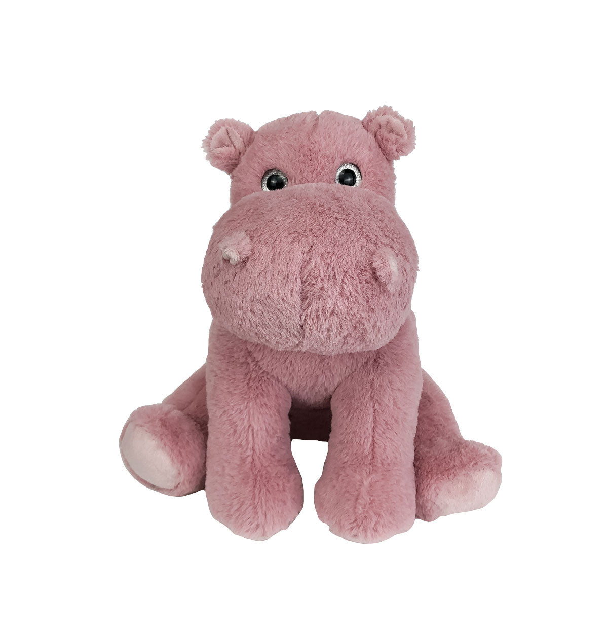 Henley the Hippo 16-inch plush toy - soft pink stuffed animal for kids