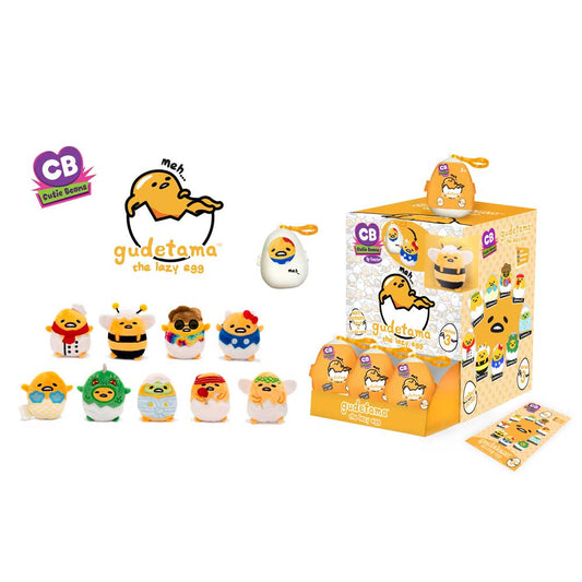 Cutie Beans Gudetama Series 3 - 3 Inch Plush - 9 Fun Assorted Designs