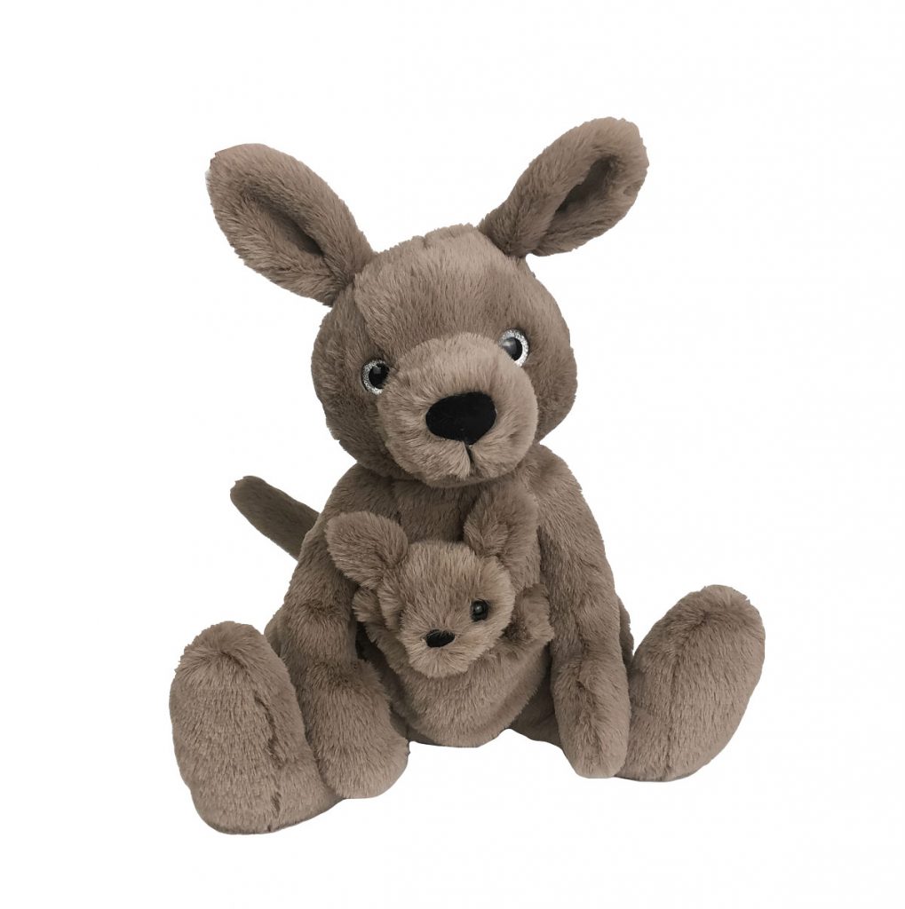 Huggable Kangaroo Stuffed Toy for Kids, Wildlife Lovers, and Collectors