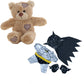 Brown Bear 8 Inch Plush with Bat Boy Costume 16 Inch