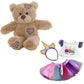 Brown Bear Plush 8 Inch with Unicorn Fantasy Outfit 8 Inch