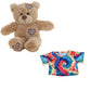 Brown Bear Plush 8 Inch with Tie Dye T-Shirt Outfit