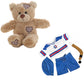 Brown Patches Bear 8 Inch with All-Stars Hockey Uniform – Plush Outfit