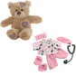 Brown Bear 8 Inch Plush with Pink Scrubs Outfit
