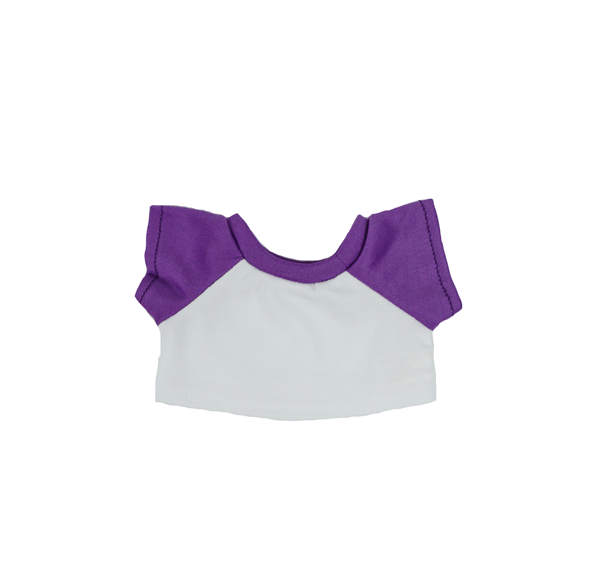 Kids' Size 8 White and Purple T-Shirt - Comfortable Cotton