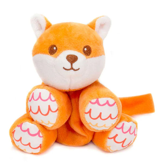 Fox Pacifier Holder Plush – 4 Inch Floppy Baby Soother Toy
