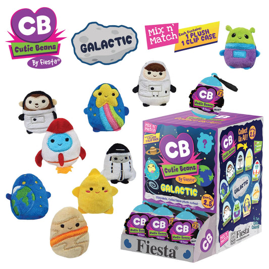 Galactic Cutie Beans - 3-Inch Plush Toy Assortment (9 Designs)