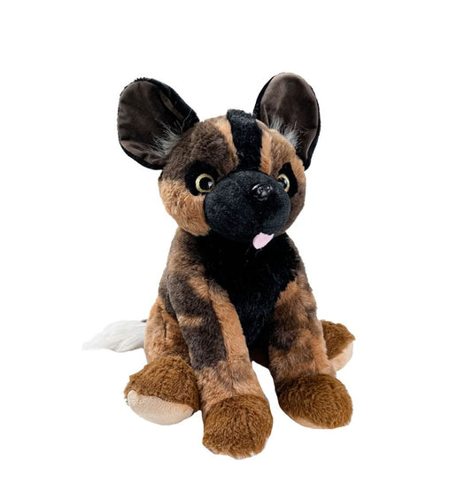 “Serengeti the Wild Dog Plush Toy 16” – Soft Eco-Friendly Stuffed Animal”