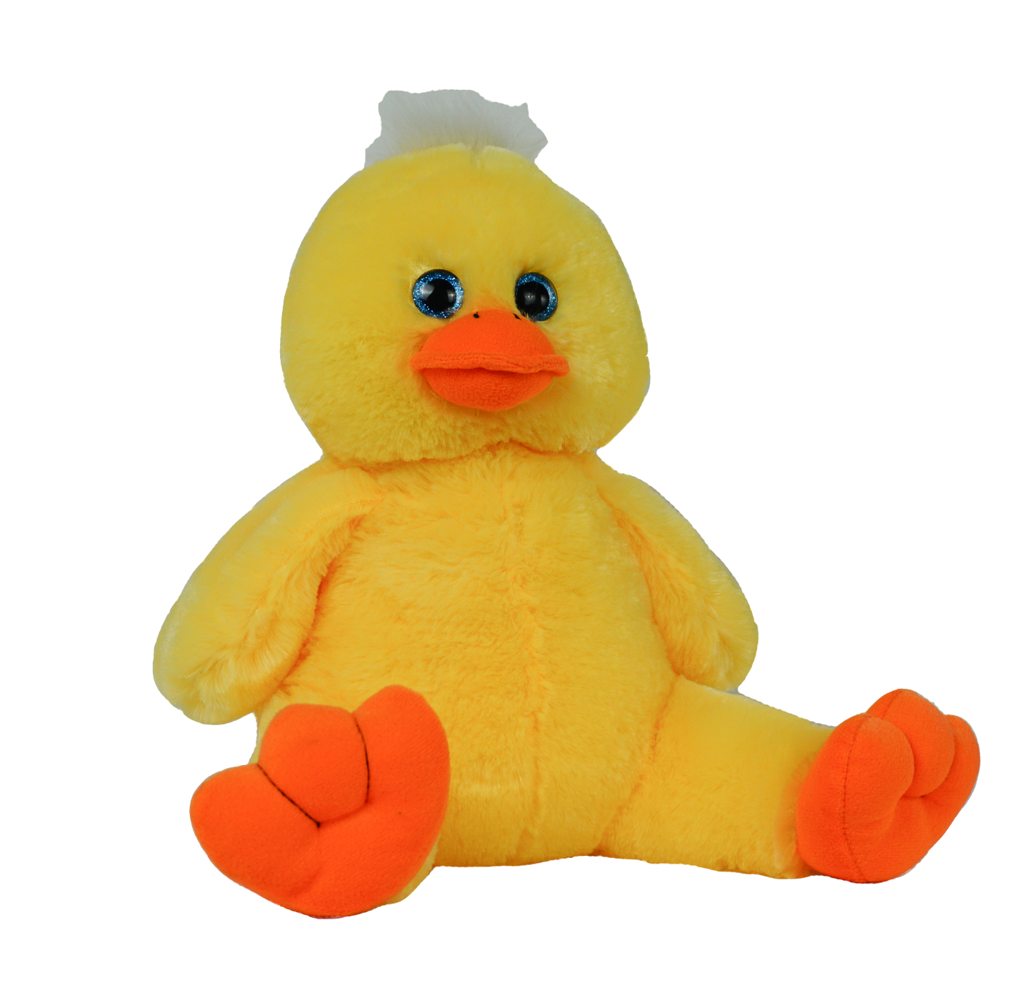 16-inch yellow duck stuffed toy perfect for cuddling and playtime