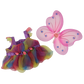 Fairy Butterfly Costume with Wings for 16-Inch Stuffed Toy