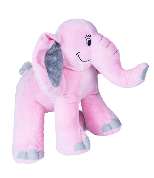 Pinky the Elephant 16 Inch