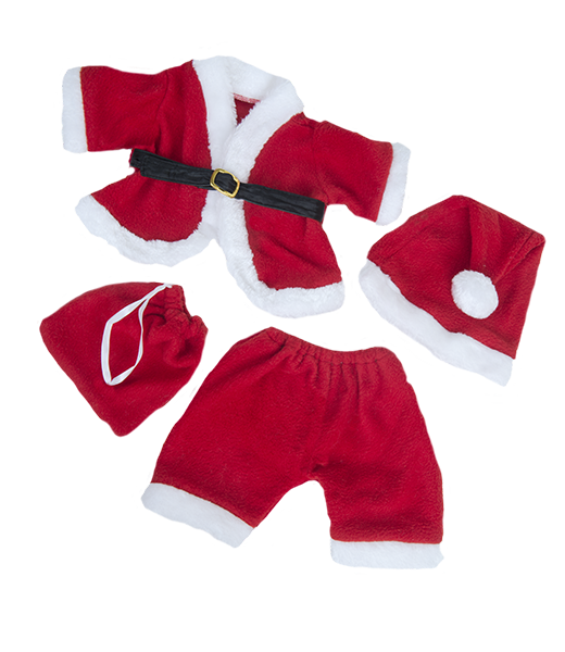 Brown Bear 8 Inch in Santa Claus Outfit with Hat & Boots