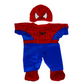 Brown Patches Bear 8 Inch Plush with Spidey Teddy Costume