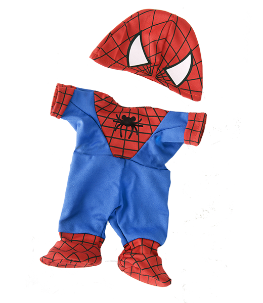 Spidey Teddy Costume 16 Inch