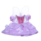 Brown Bear 8 Inch Plush with Purple Cinderella Dress & Wings