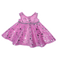 Brown Bear 8 Inch Plush with Pink & Silver Dress
