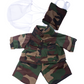 8 Inch Brown Bear Plush with Special Forces Outfit – 16 Inch Size