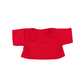 Brown Patches Bear 8 Inch Plush with Red T-Shirt Outfit