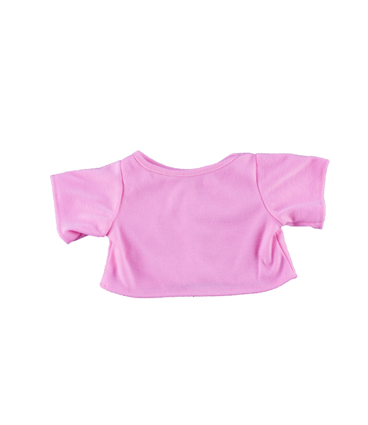 Pink T-Shirt (8 Inch) – Soft Kids Outfit Top, Classic & Comfortable