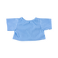 Brown Patches Bear 8 Inch Plush with Light Blue T-Shirt Outfit