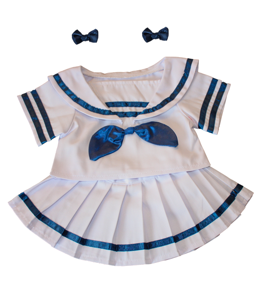 Sailor Girl with Bows 16 Inch