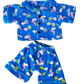 Brown Bear Plush 8 Inch with Sunny Days Blue PJs 16 Inch