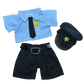 Brown Patches Bear 8 Inch Plush with Policeman Outfit