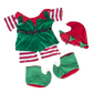 Brown Bear 8 Inch in Christmas Elf Outfit with Hat & Boots