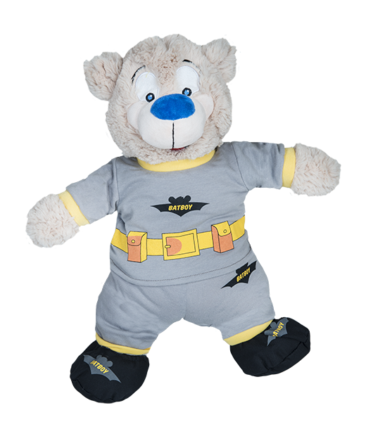 Batboy PJ's w/Slippers 16 Inch