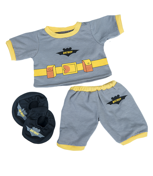 Batboy PJ's w/Slippers 16 Inch