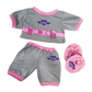 Brown Bear Plush 8 Inch with Batgirl PJs & Slippers 16 Inch