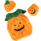 Brown Bear 8 Inch in Pumpkin Jack-O-Lantern Costume