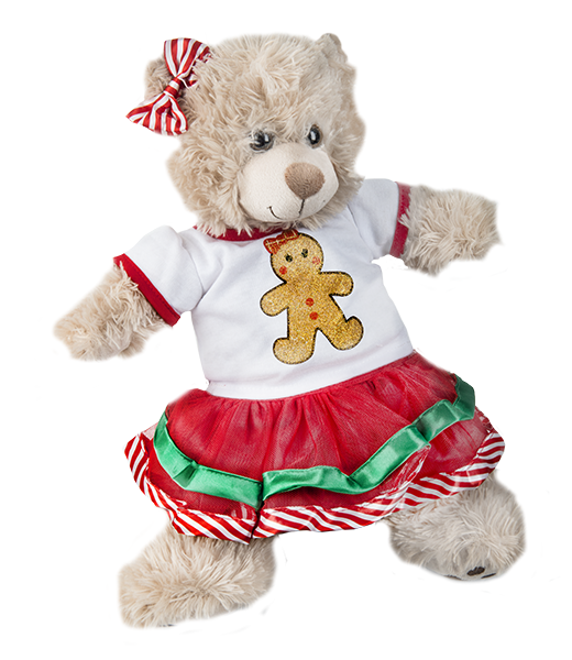 Gingerbread Girl Outfit 16 Inch