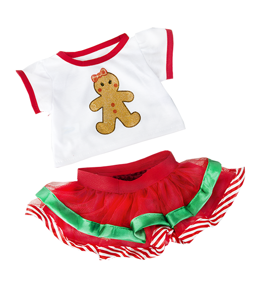 Gingerbread Girl Outfit 16 Inch