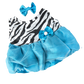 Turquoise Zebra Dress w/Bow 16 Inch