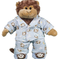 Blue Monkey Jammies w/Slippers 16 Inch