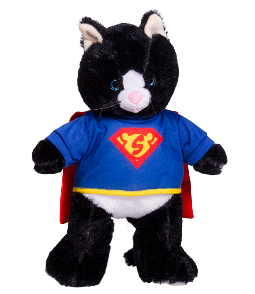 Superhero T-Shirt with Cape (8 Inch) – Fun Plush Toy Clothes Outfit