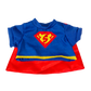 Brown Patches Bear 8 Inch Plush with Superhero Tee & Cape