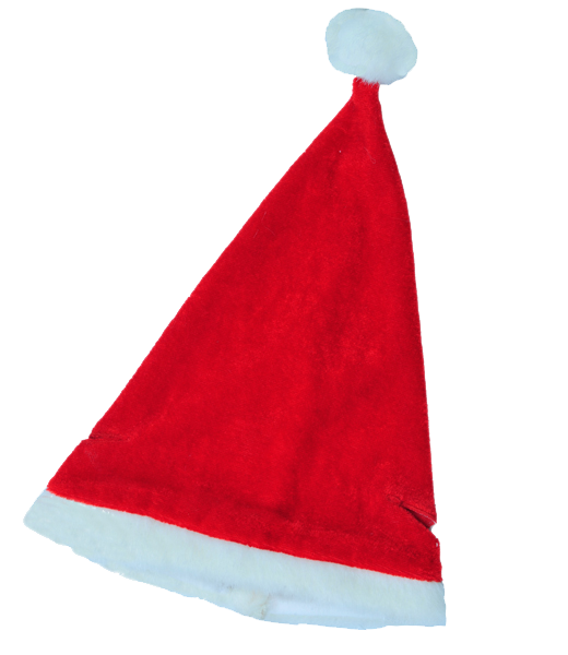 Christmas Hat (16 Inch) with Ear Elastics – Festive Holiday Accessory