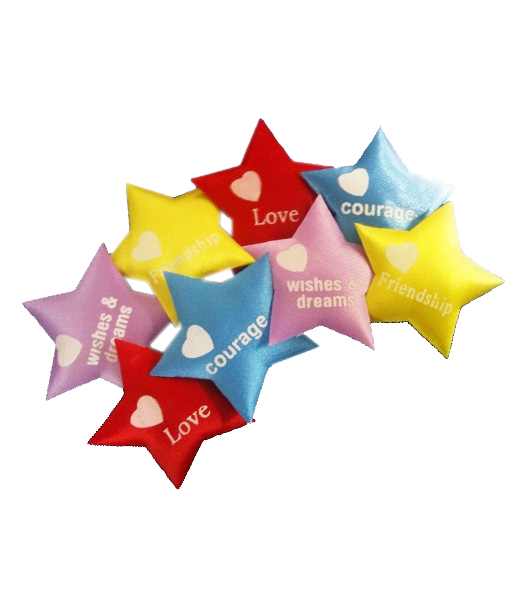 Colorful Star Inserts (50 Qty/Bag)