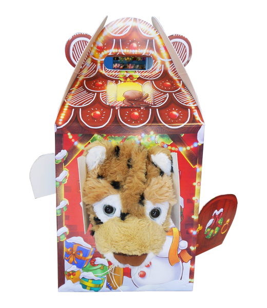 Carry Home Box Christmas For 8 Inch Toys